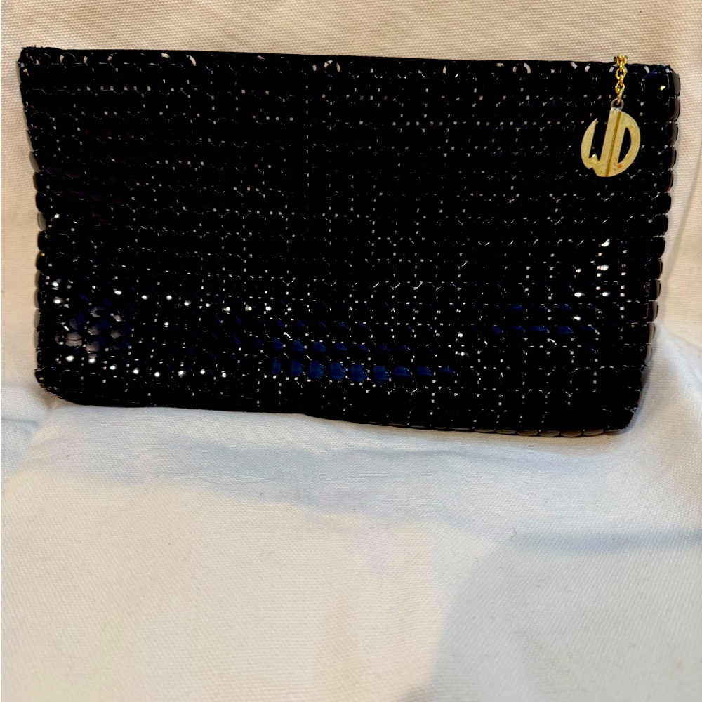 Vintage 1970s Metal Mesh Clutch Whiting & Davis Co - New Old Stock